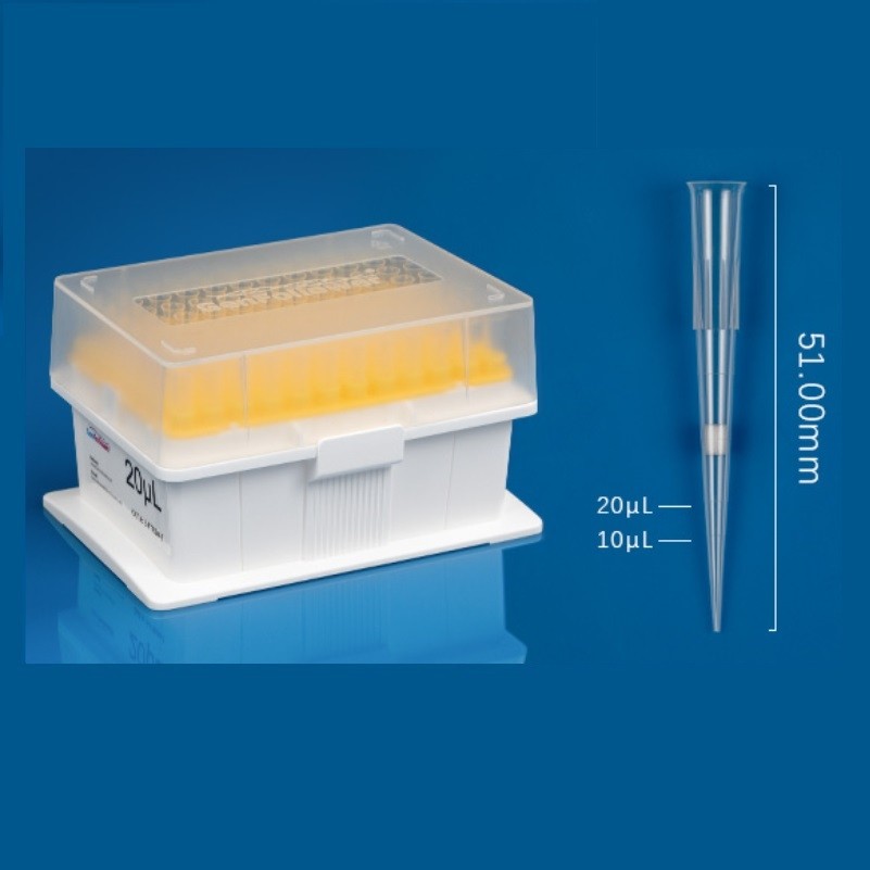 Наконечники ПЛР в штативі, GENFOLLOWER, фільтр, стерил., 20 мкл, E-FTR20-S